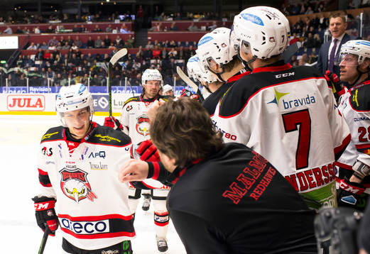 Malmö Redhawks  Björn Svensson jublar