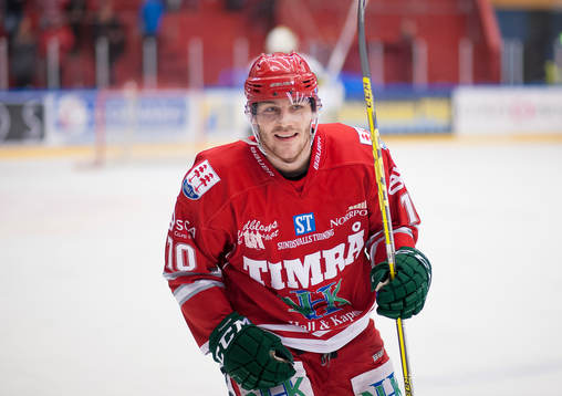 Timrås Johan Persson jublar