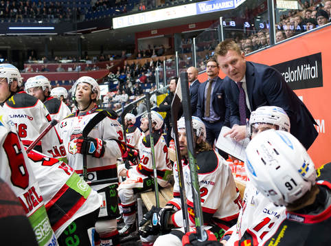 Malmö Redhawks  assisterande tränare Jesper Mattsson med