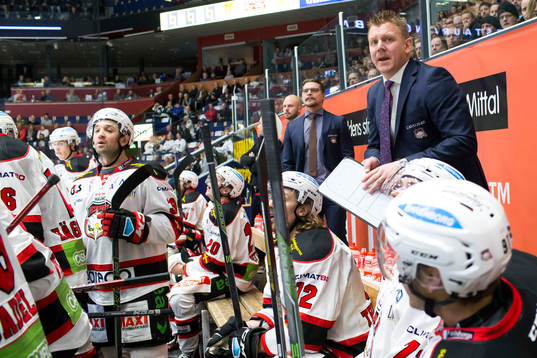 Malmö Redhawks  assisterande tränare Jesper Mattsson med