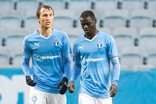 Malmös Magnus Wolff Eikrem och Enoch Kofi Adu