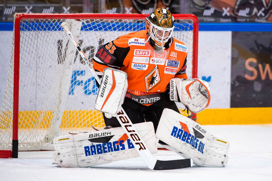 Karlskronas målvakt Linus Fernström