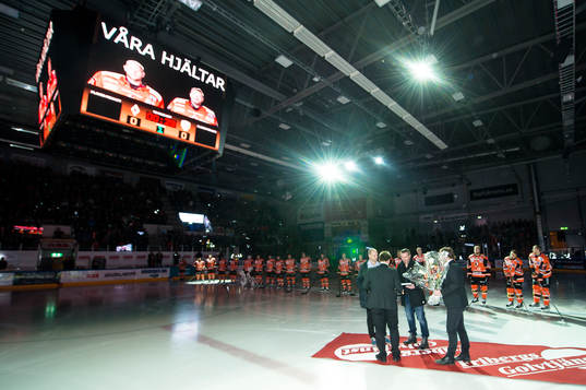 Jimmie Svensson och Timo Leinonen hyllas av Karlskronas