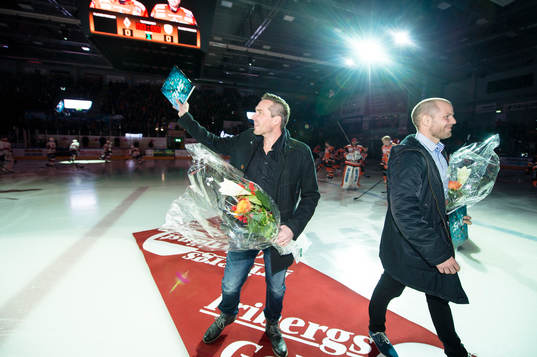 Jimmie Svensson och Timo Leinonen hyllas av Karlskronas