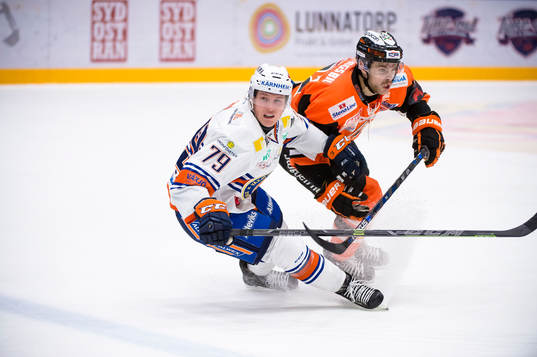 Växjös Patrik Lundh och Karlskronas Anton Grundel