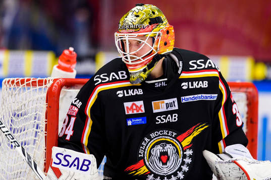 Luleås målvakt Joel Lassinantti
