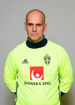 Målvaktstränare Peter Reiman i P16/99-landslaget