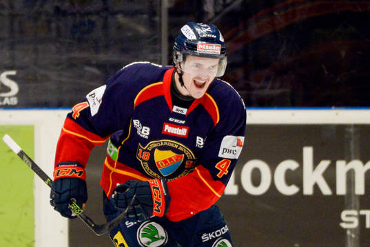 Djurgårdens Marcus Högström jublar