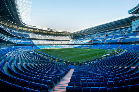 Översiktsbild över Santiago Bernabeu