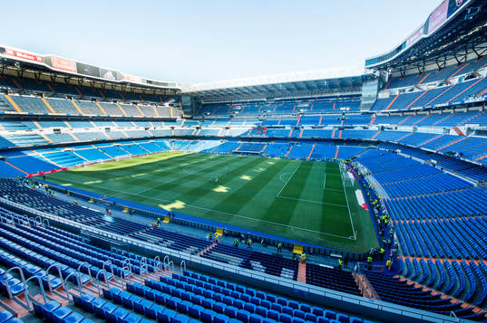 Översiktsbild över Santiago Bernabeu