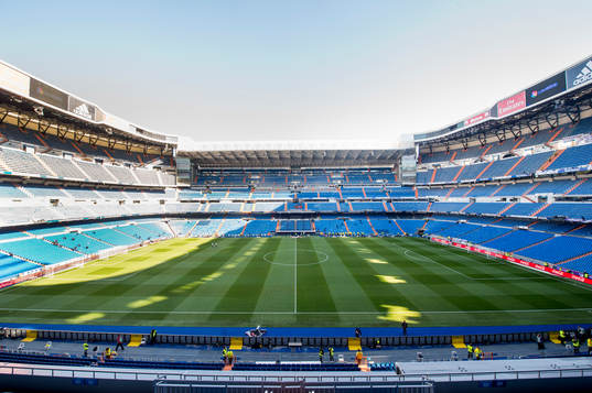 Översiktsbild över Santiago Bernabeu