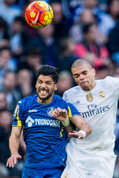 Getafes Lafita och Real Madrids Pepe