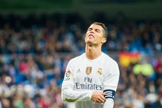 Real Madrids Cristiano Ronaldo deppar