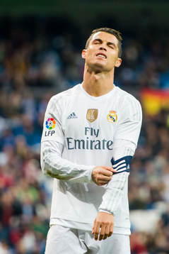 Real Madrids Cristiano Ronaldo deppar