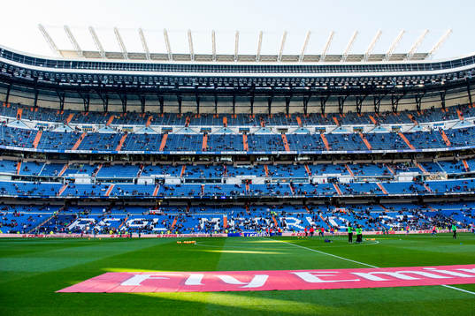 Översiktsbild över Santiago Bernabeu