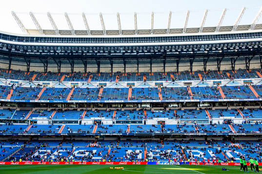 Översiktsbild över Santiago Bernabeu