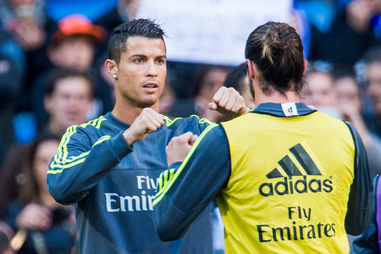Real Madrids Cristiano Ronaldo och Gareth Bale