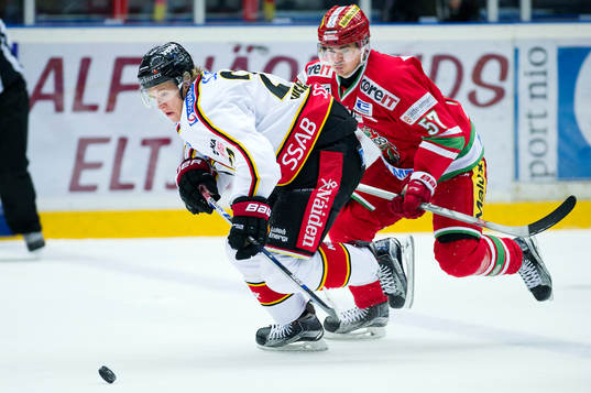 Luleås Emil Sylvegård och Modos Emil Djuse