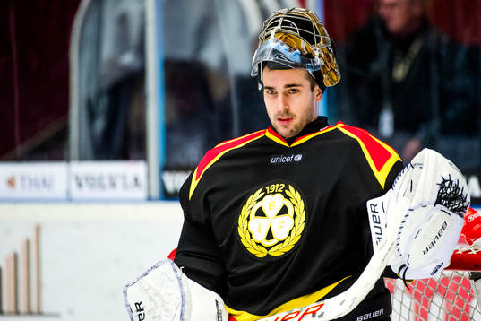 Brynäs målvakt Bernhard Starkbaum