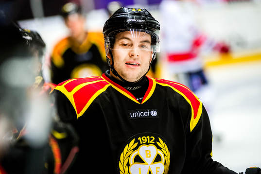 Brynäs Pathrik Westerholm jublar