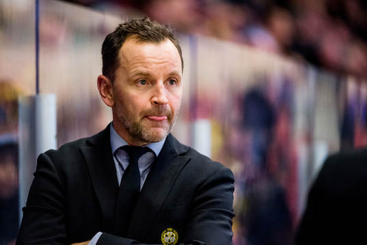 Brynäs tränare Thomas Berglund deppar