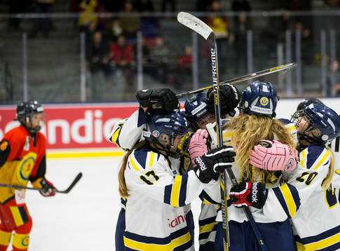 Ångermanlands spelare jublar