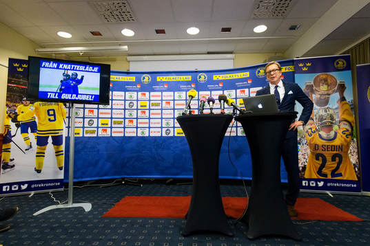 Svenska Ishockeyförbundets generalsekreterare Tommy