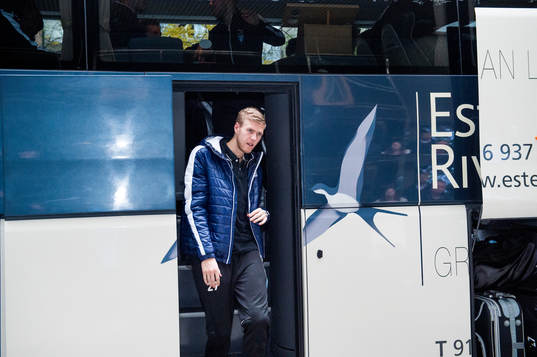 Bläddra bland fler bilder av Fotboll, Champions League, Malmö FF anländer till Madrid