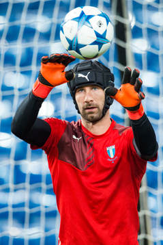 Malmö FFs målvakt Johan Wiland