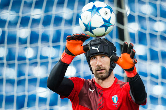Malmö FFs målvakt Johan Wiland
