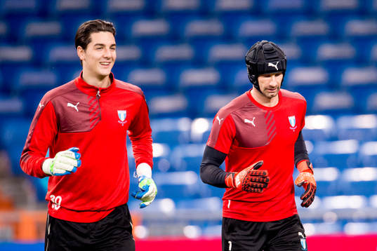 Malmö FFs målvakt Marko Johansson och målvakt Johan
