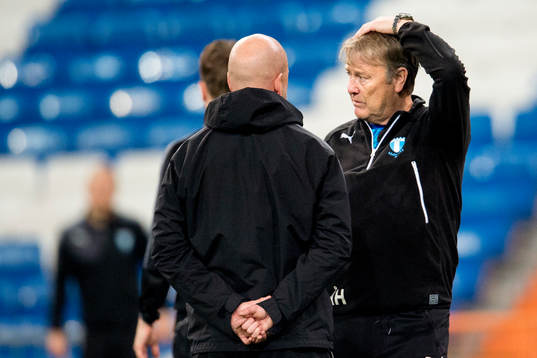 Malmö FFs assisterande tränare Olof Persson och tränare