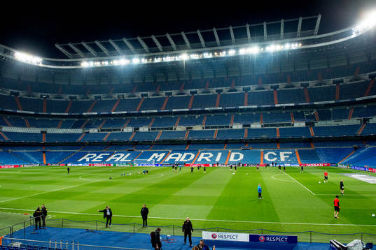 Översiktsbild över Santiago Bernabeu