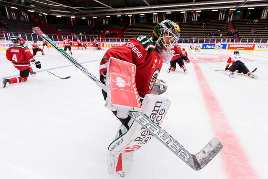 Frölundas målvakt Johan Gustafsson