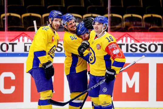 Davos Enzo Corvi, Dino Wieser, Noah Schneeberger och Devin