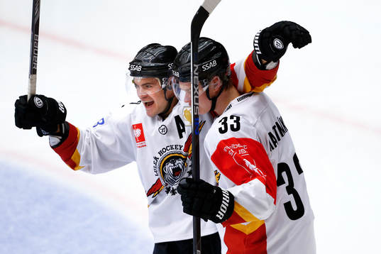 Luleås Christopher Mastomäki jublar