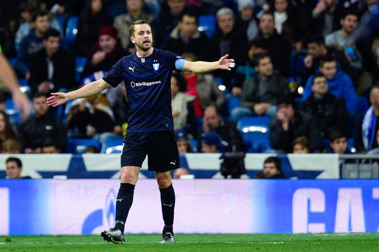Malmö FFs Kari Arnarson reagerar