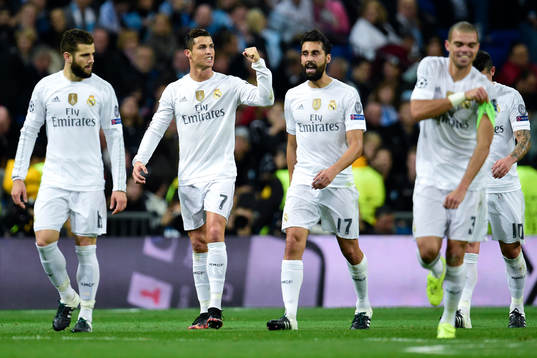 Real Madrids Cristiano Ronaldo jublar