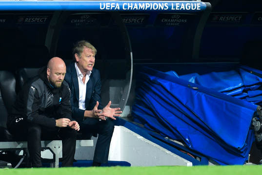 Malmö FFs tränare Åge Hareide deppar