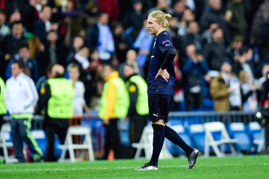 Malmö FFs Simon Kroon deppar