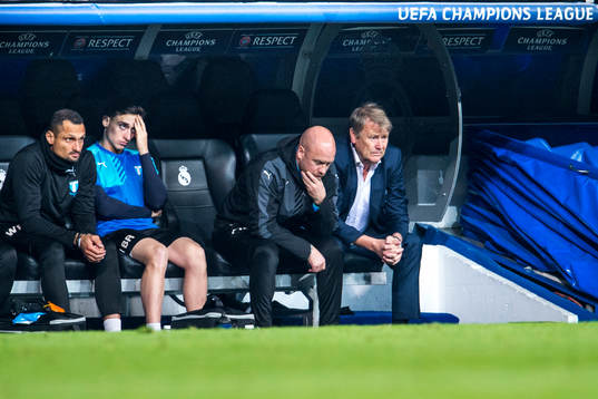Malmö FFs naprapat Wilner Registre, fystränare Ben Rosen,