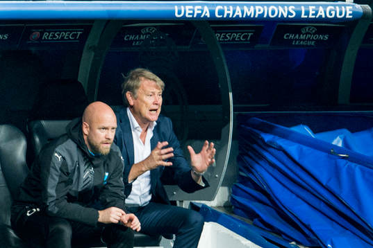 Malmö FFs assisterande tränare Olof Persson och tränare