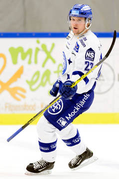Leksands Viktor Amnér jublar