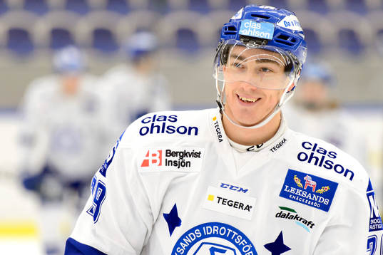 Leksands Tobias Forsberg är glad