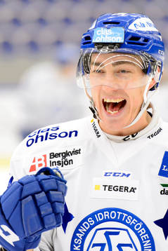 Leksands Tobias Forsberg är glad