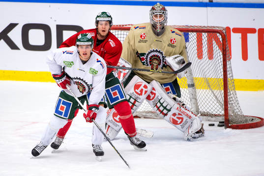 Frölundas Andreas Johnson, Anton Axelsson och målvakt