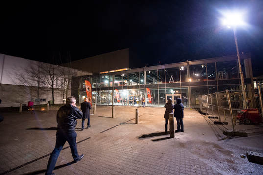 ABB Arena innan ishockeymatchen i SHL mellan Karlskrona och