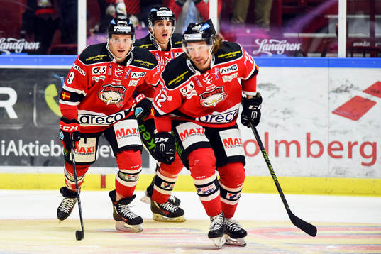 Malmö Redhawks Andreas Thuresson jublar
