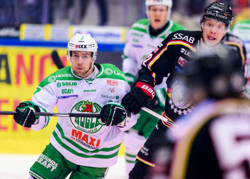Rögles Patrick Cehlin och Luleås Lennart Petrell