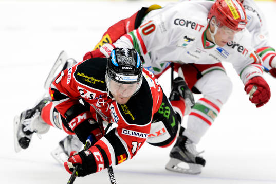 Malmö Redhawks  Joey Tenute gör ner av Modos Per-Åge